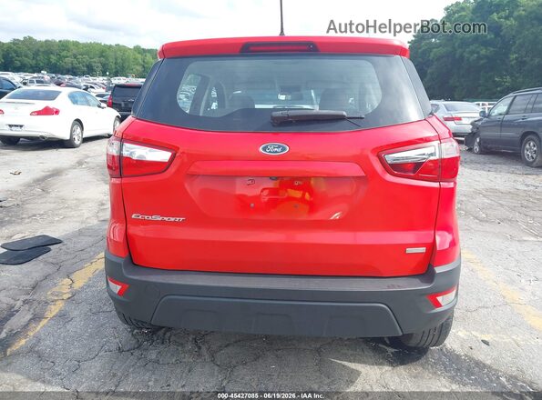 MAJ3P1REXJC232396 2018 FORD ECOSPORT Red 