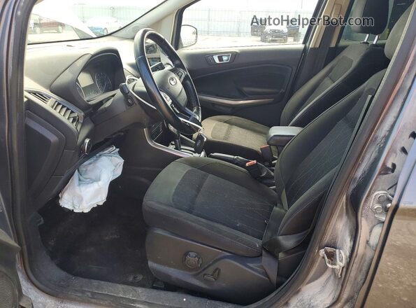MAJ3P1TE0JC165543 2018 FORD ECOSPORT Charcoal Вид салону спереду