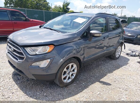 MAJ3P1TE0JC168703 2018 FORD ECOSPORT Gray Առջևի ձախ երեք քառորդ տեսարան