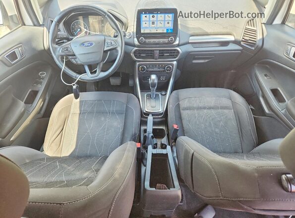 MAJ3P1TE0JC184965 2018 FORD ECOSPORT White Вид панелі приладів