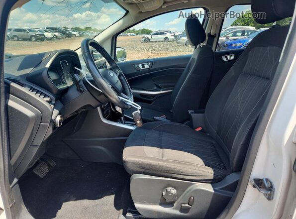 MAJ3P1TE0JC184965 2018 FORD ECOSPORT White Вид салону спереду