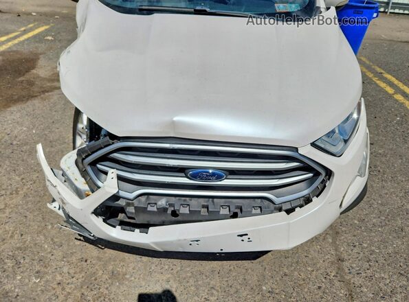 MAJ3P1TE0JC184965 2018 FORD ECOSPORT White Вид підкапотного простору
