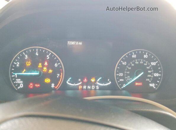 MAJ3P1TE0JC233372 2018 FORD ECOSPORT Серый Вид щитка приборов