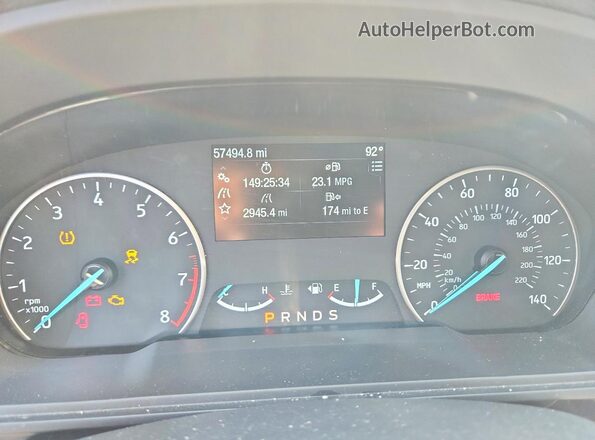 MAJ3P1TE1JC224891 2018 FORD ECOSPORT Orange 