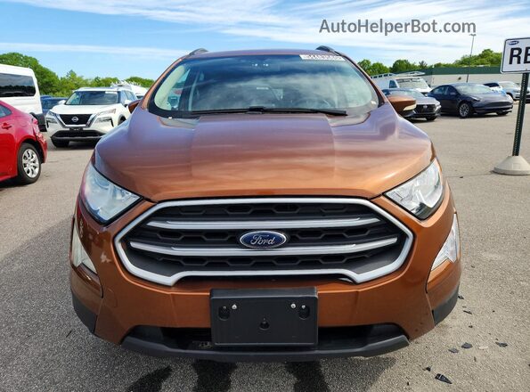 MAJ3P1TE1JC224891 2018 FORD ECOSPORT Orange 