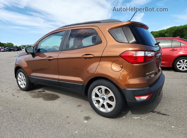 MAJ3P1TE1JC224891 2018 FORD ECOSPORT Orange 