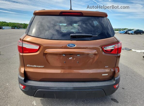 MAJ3P1TE1JC224891 2018 FORD ECOSPORT Orange 