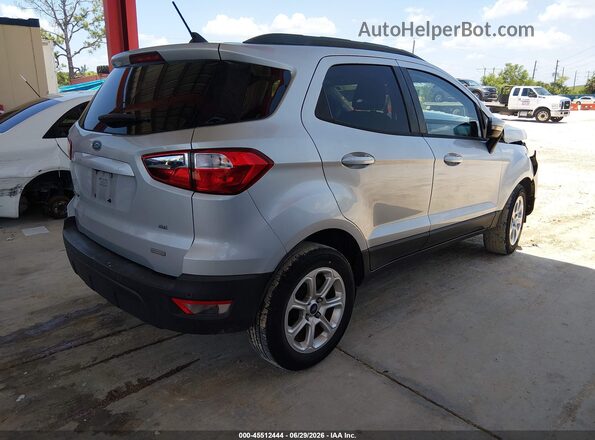 MAJ3P1TE2JC185194 2018 FORD ECOSPORT Серебряный Задняя правая четверть
