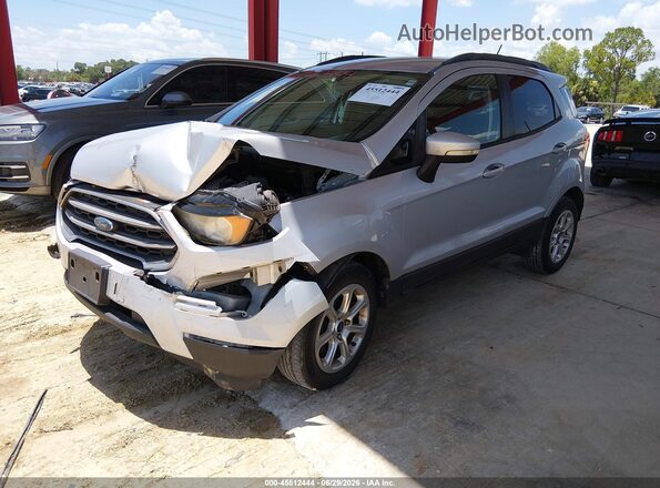 MAJ3P1TE2JC185194 2018 FORD ECOSPORT Серебряный Передняя левая четверть