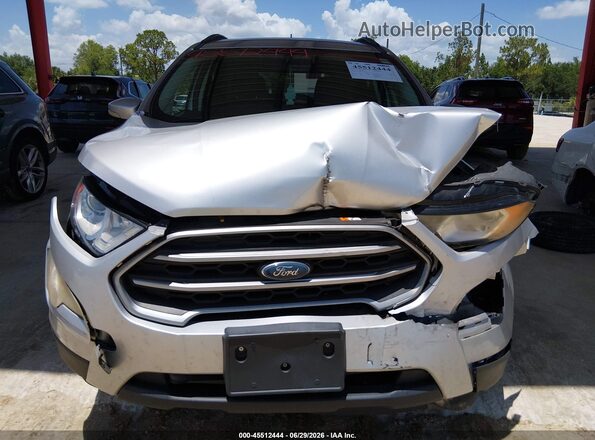 MAJ3P1TE2JC185194 2018 FORD ECOSPORT Серебряный Вид задней части салона