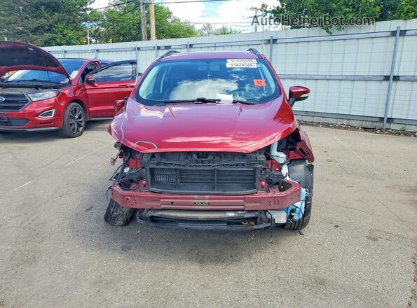 MAJ3P1TE2JC190248 2018 FORD ECOSPORT Red 