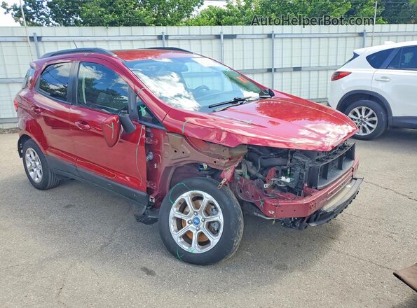 MAJ3P1TE2JC190248 2018 FORD ECOSPORT Red 