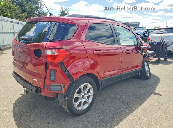 MAJ3P1TE2JC190248 2018 FORD ECOSPORT Red 