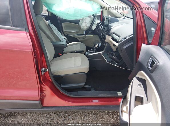 MAJ3P1TE2JC197748 2018 FORD ECOSPORT Red Սալոնի դիմացի տեսք