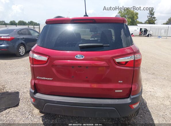 MAJ3P1TE2JC197748 2018 FORD ECOSPORT Red 