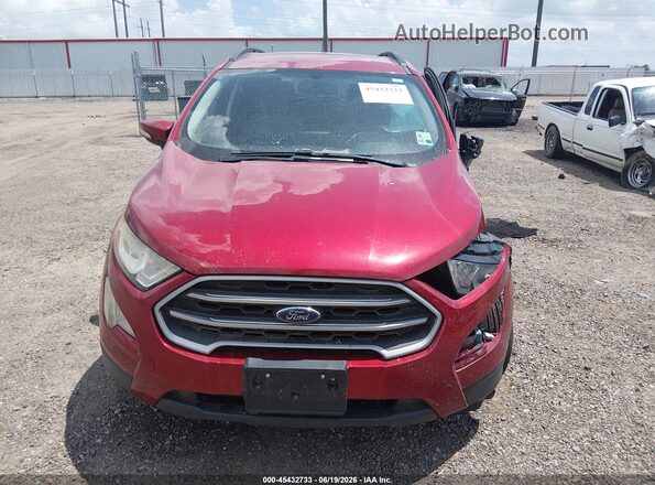 MAJ3P1TE2JC197748 2018 FORD ECOSPORT Red Սալոնի հետևի տեսք