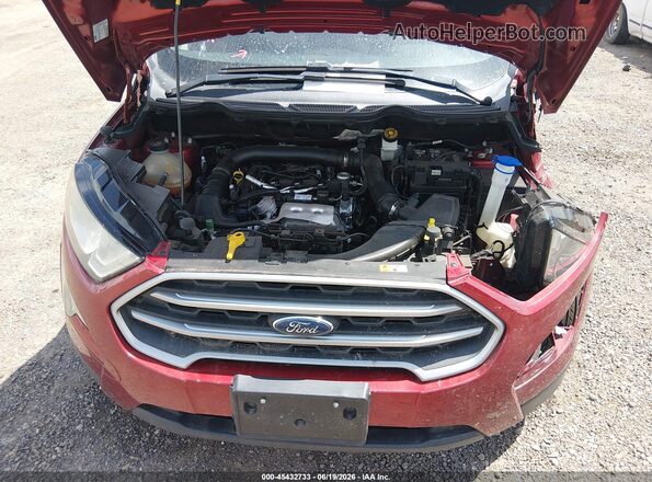 MAJ3P1TE2JC197748 2018 FORD ECOSPORT Red Հետևի տեսք