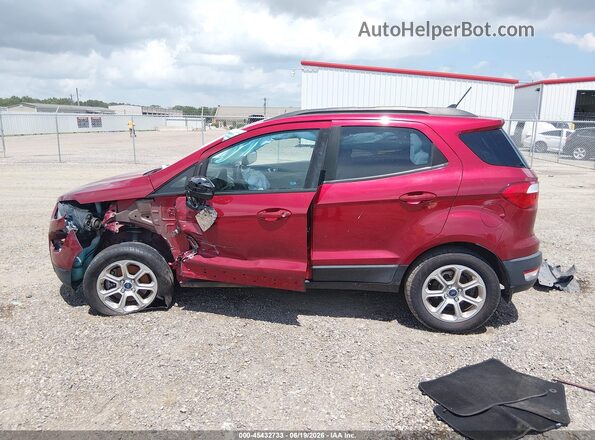 MAJ3P1TE2JC197748 2018 FORD ECOSPORT Red 