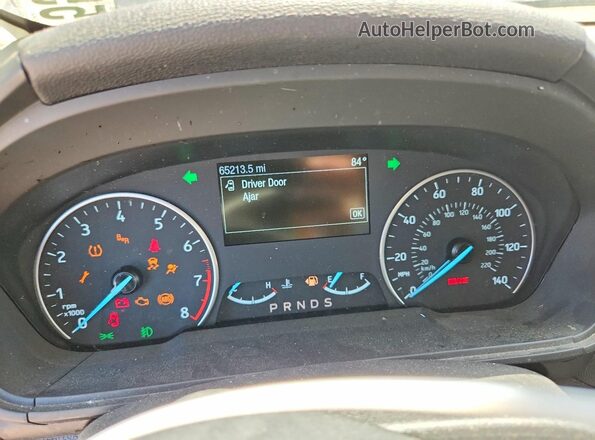MAJ3P1TE3JC160501 2018 FORD ECOSPORT Gray Widok zestawu wskaźników