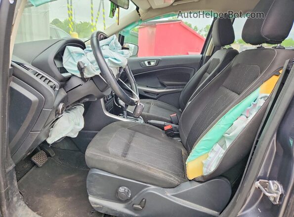 MAJ3P1TE3JC160501 2018 FORD ECOSPORT Gray Widok wnętrza z przodu