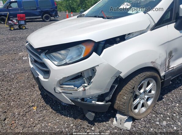 MAJ3P1TE3JC176441 2018 FORD ECOSPORT White Вид спереду
