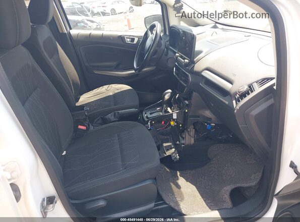 MAJ3P1TE3JC176441 2018 FORD ECOSPORT White Вид салону спереду