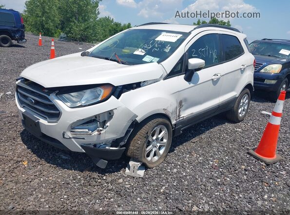 MAJ3P1TE3JC176441 2018 FORD ECOSPORT White Передня ліва чверть
