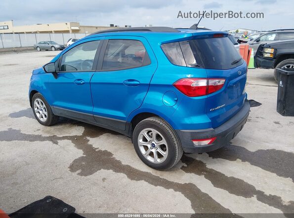 MAJ3P1TE3JC225590 2018 FORD ECOSPORT Синий Задняя левая четверть