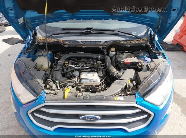 MAJ3P1TE3JC225590 2018 FORD ECOSPORT Синий Вид сзади
