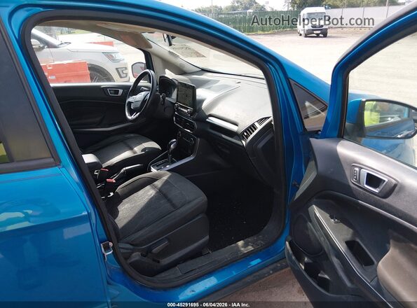 MAJ3P1TE3JC225590 2018 FORD ECOSPORT Синий Вид салона спереди