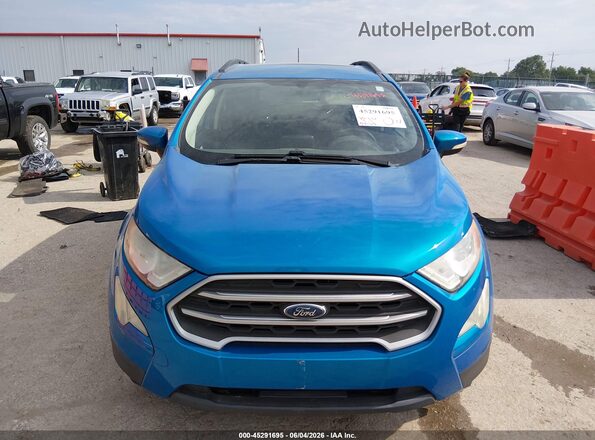 MAJ3P1TE3JC225590 2018 FORD ECOSPORT Синий Вид щитка приборов