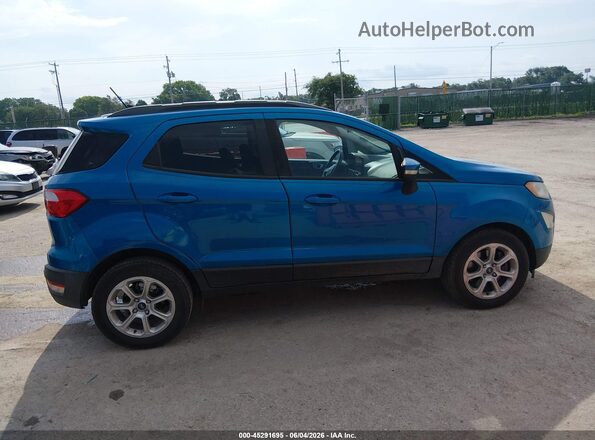 MAJ3P1TE3JC225590 2018 FORD ECOSPORT Синий Вид задней части салона