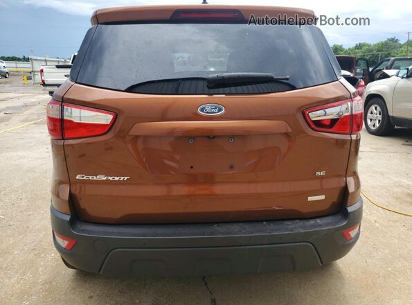 MAJ3P1TE4JC180269 2018 FORD ECOSPORT Orange Вид ззаду
