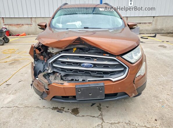 MAJ3P1TE4JC180269 2018 FORD ECOSPORT Orange Вид спереду