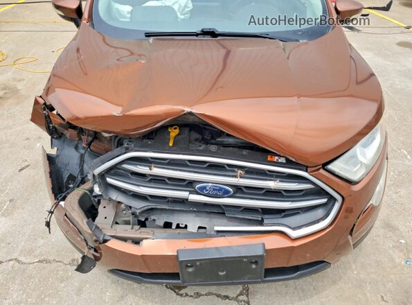 MAJ3P1TE4JC180269 2018 FORD ECOSPORT Orange Вид підкапотного простору