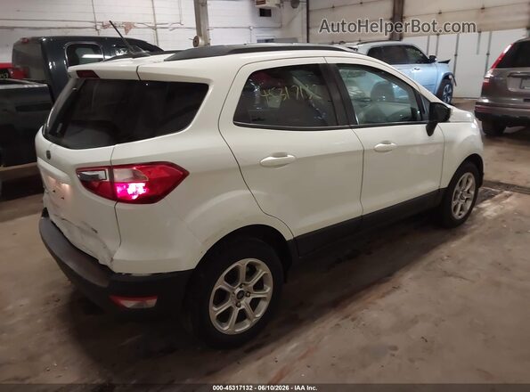 MAJ3P1TE5JC230516 2018 FORD ECOSPORT White უკანა მარჯვენა