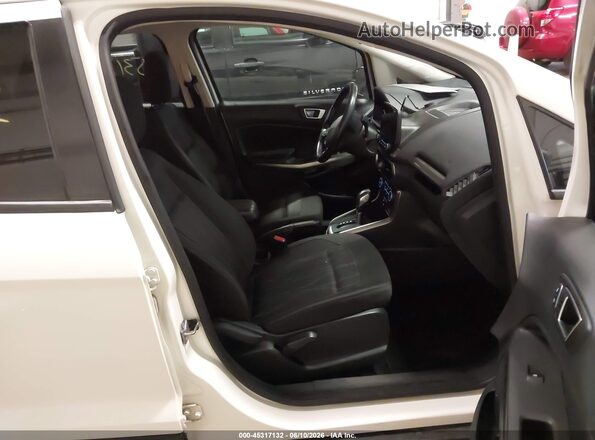 MAJ3P1TE5JC230516 2018 FORD ECOSPORT White წინა სალონის ხედი
