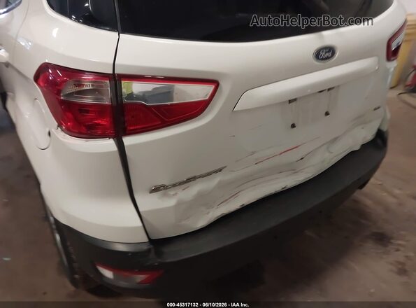 MAJ3P1TE5JC230516 2018 FORD ECOSPORT White წინა ხედი