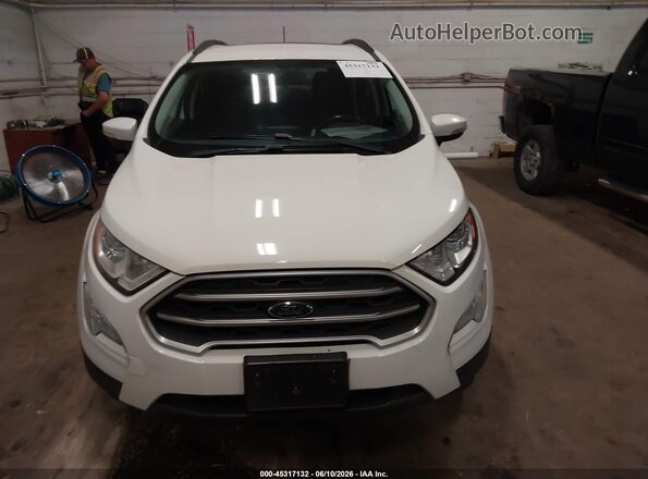 MAJ3P1TE5JC230516 2018 FORD ECOSPORT White ხელსაწყოთა პანელის ხედი