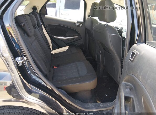 MAJ3P1TE5JC242083 2018 FORD ECOSPORT Black Widok naklejki z numerem VIN