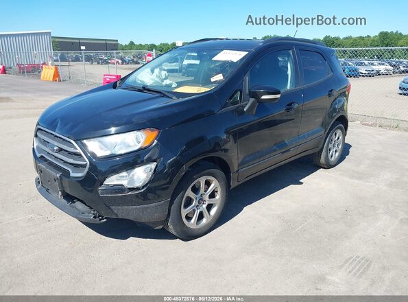 MAJ3P1TE5JC242083 2018 FORD ECOSPORT Black Przód lewy