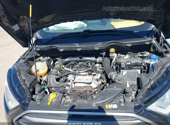 MAJ3P1TE5JC242083 2018 FORD ECOSPORT Black Widok z tyłu