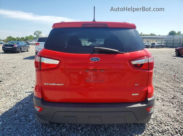 MAJ3P1TE6JC191984 2018 FORD ECOSPORT Red უკანა ხედი