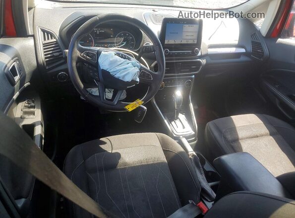MAJ3P1TE6JC191984 2018 FORD ECOSPORT Red წინა პანელის ხედი