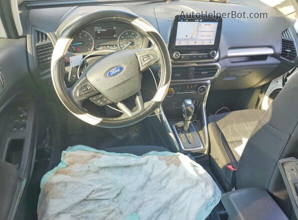 MAJ3P1TE7JC184462 2018 FORD ECOSPORT Белый Вид щитка приборов