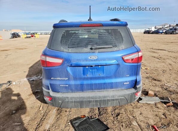 MAJ3P1TEXJC197447 2018 FORD ECOSPORT Blue უკანა ხედი