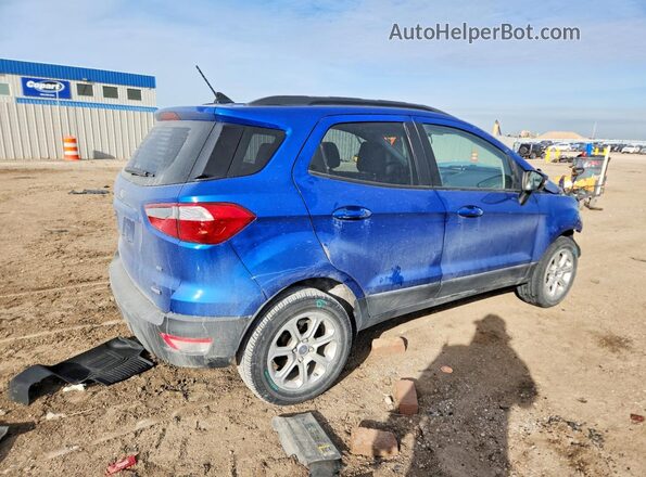 MAJ3P1TEXJC197447 2018 FORD ECOSPORT Blue უკანა მარჯვენა