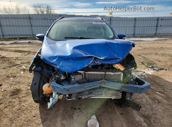 MAJ3P1TEXJC197447 2018 FORD ECOSPORT Blue წინა ხედი