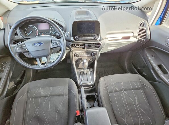 MAJ3P1TEXJC197447 2018 FORD ECOSPORT Blue წინა პანელის ხედი