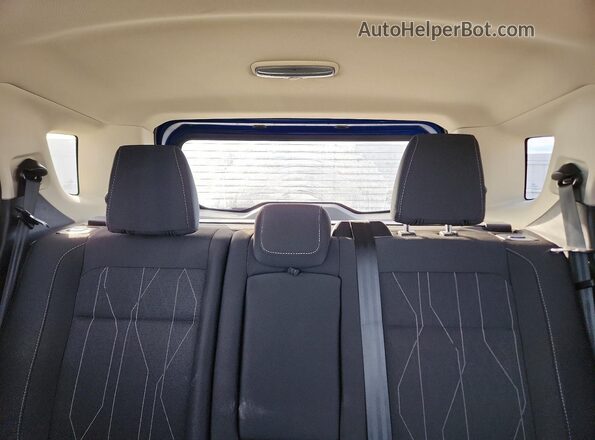 MAJ3P1TEXJC197447 2018 FORD ECOSPORT Blue უკანა სავარძლების ხედი